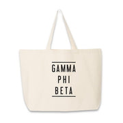 Gamma Phi Beta Large Tote Bag