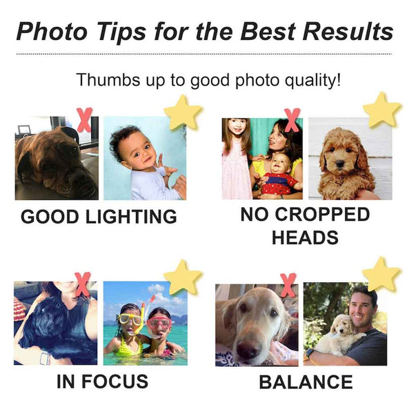 Photo tips for the best quality results.