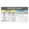 Sock sizing chart.