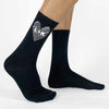 Custom printed cotton dress socks for wedding party