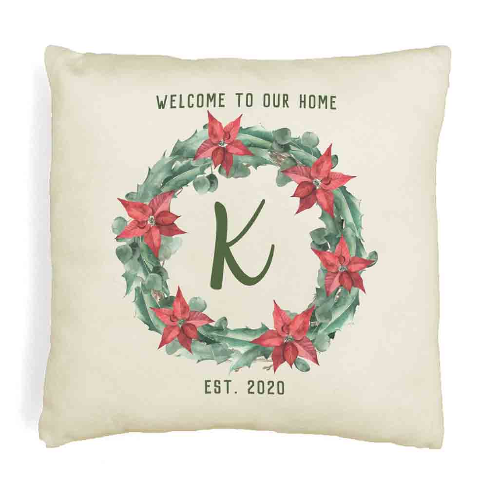 Personalized Holiday Accent Throw Pillow for Home Decor – Sockprints
