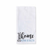 Sweet home Alpha Xi Delta sorority design custom printed on white cotton ringspun cotton kitchen dishtowel.