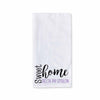 Sweet home Delta Phi Epsilon sorority design custom printed on white cotton ringspun cotton kitchen dishtowel.