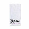 Sweet home Pi Beta Phi sorority design custom printed on white cotton ringspun cotton kitchen dishtowel.