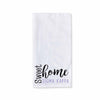 White cotton kitchen towel digitally printed with sweet home Sigma Kappa sorority design.