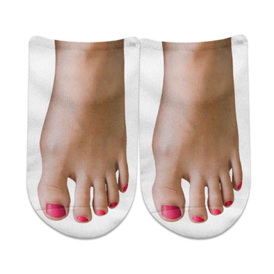 Funny Two Left Feet Printed on Socks for Women