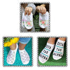 Zeta Tau Alpha sorority no show socks are perfect for a sorority bid day gift set