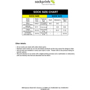 Sock sizing chart.