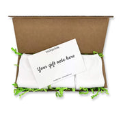 add a personal note to this custom gift set