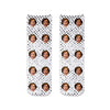 Funny photo face socks using your own photo we crop the face and print the design with your background selection to make the perfect socks to put a smile on your grandparents face!