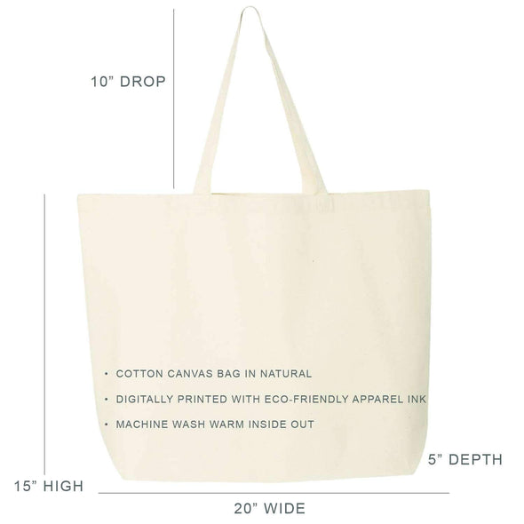 Custom Photo Canvas Tote Bag for the Cat Mom