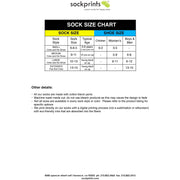 Sock sizing chart