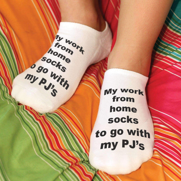 My Work From Home Socks - Funny Public Service Socks